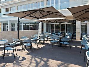 Зонт профессиональный 2.9х2.9 м Astro Carbon графит, слоновая кость 2900х2900 мм Зонт профессиональный 2.9х2.9 м Astro Carbon графит, слоновая кость 2900х2900 мм