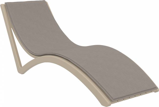 Матрас для шезлонга Slim светло-коричневый 2040х620х30 мм