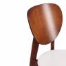 Стул Диамант/Diamante жесткое сиденье (1шт.в упаковке) бук, 42х42х85см, коричневый/белый коричневый бук