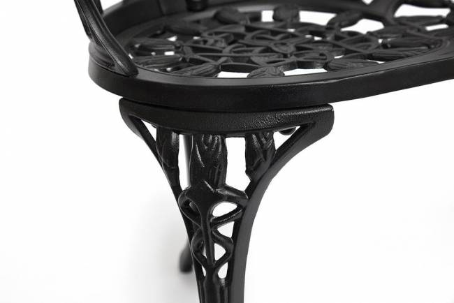 Скамья Secret de Maison Штраус/Strauss алюминиевый сплав, 99хх56х76см, черный черный алюминиевый сплав Скамья Secret de Maison Штраус/Strauss алюминиевый сплав, 99хх56х76см, черный черный алюминиевый сплав