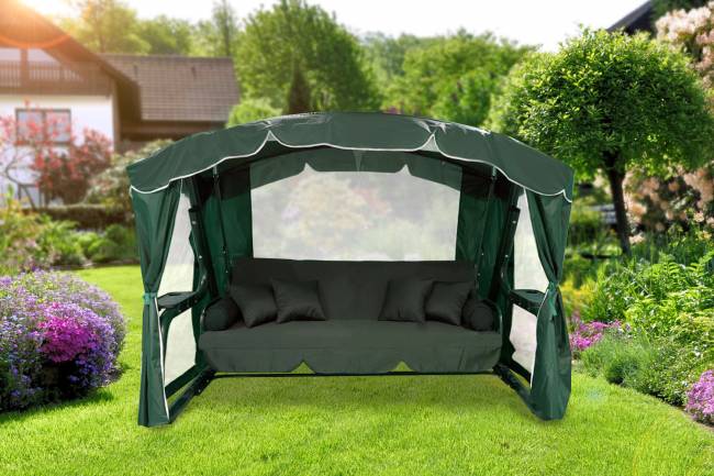 Садовые качели СИНГАПУР Зеленые