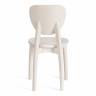 Стул Диамант/Diamante жесткое сиденье (1шт.в упаковке) бук, 42х42х85см, айвори вайт белый бук