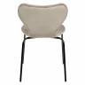 Стул Seven Style латте велюр с чёрными ножками