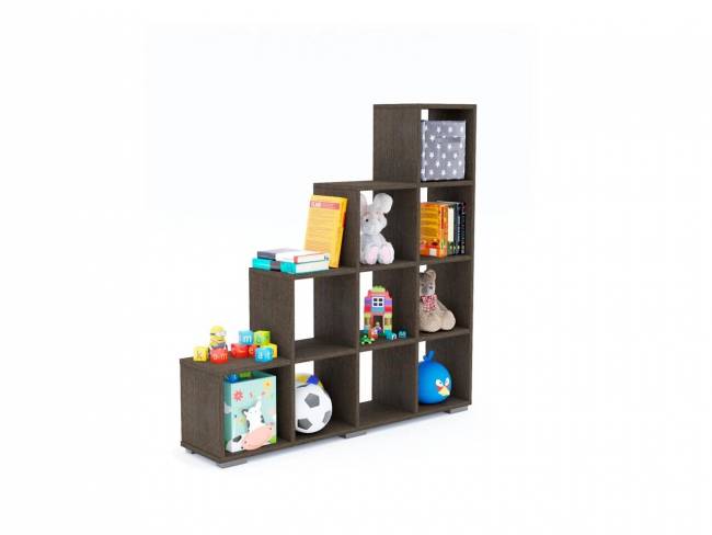 Стеллаж Стильный С-2 венге темный