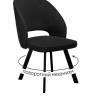 Стул DikLine 274 поворотный К21 черный, ножки черные