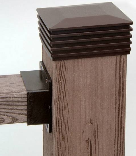 Ограждения Holzhof WoodStyle с тиснением "под дерево", венге (комплект в коробке)	