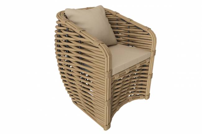 MOKKA МАЙОРКА / MAJORCA кресло, цвет соломенный MOKKA МАЙОРКА / MAJORCA кресло, цвет соломенный