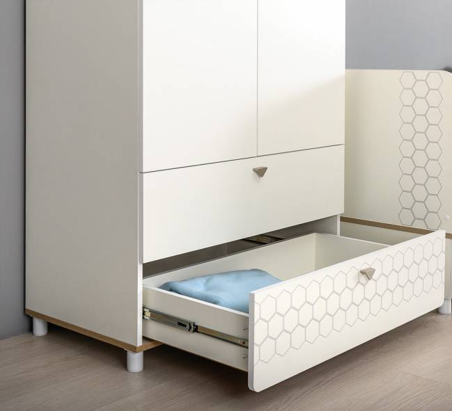 Шкаф для одежды Эйп 13.334 цвет белый/дуб белый Шкаф для одежды Эйп 13.334 цвет белый/дуб белый