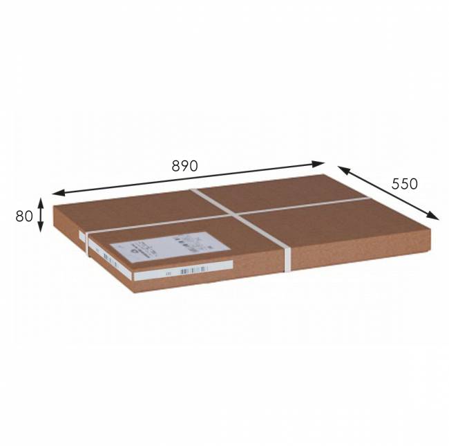 Стол сервировочный Марко дуб сонома/эбеновое дерево/черный