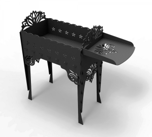 Мангал резной "Уголек" Мангал резной "Уголек"