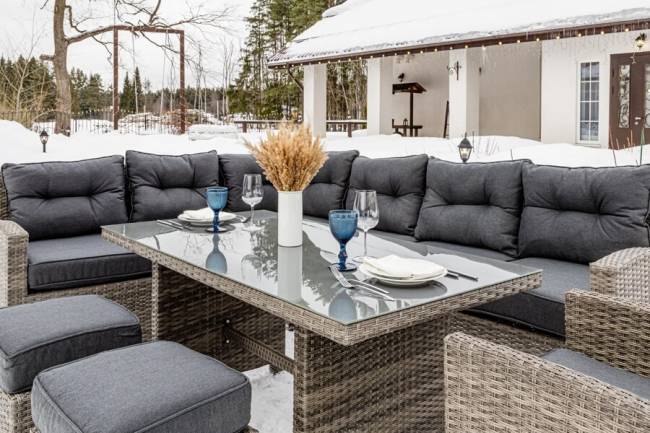 Угловой комплект Genry из искусственного ротанга