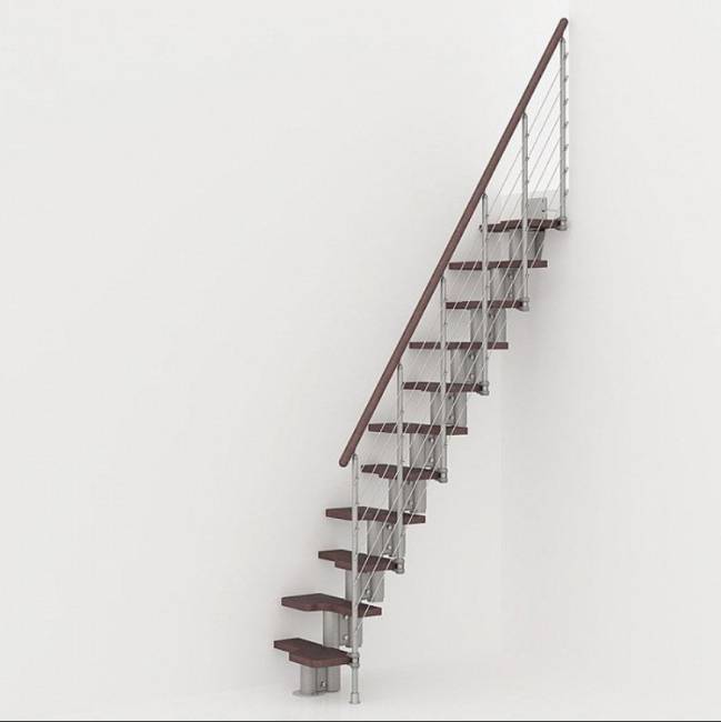 Модульная лестница Kya Прямая Серый, Темный