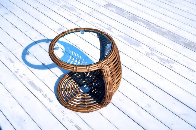 MOKKA МАЙОРКА / MAJORCA боковой столик, цвет капучино