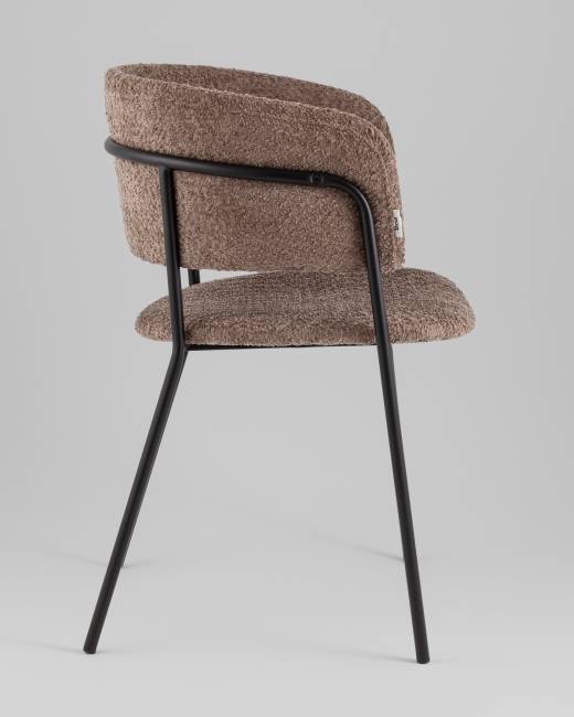 Кресло Нэлли New, букле коричневый