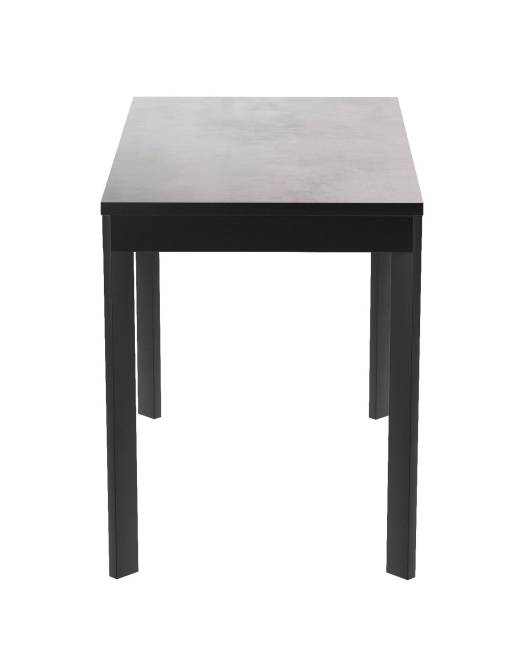 Стол DikLine L110 хромикс белый/ опоры черные