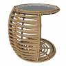 MOKKA МАЙОРКА / MAJORCA боковой столик, цвет соломенный