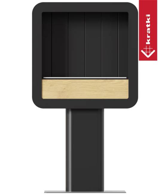 Биокамин напольный Kratki Tetra TUV