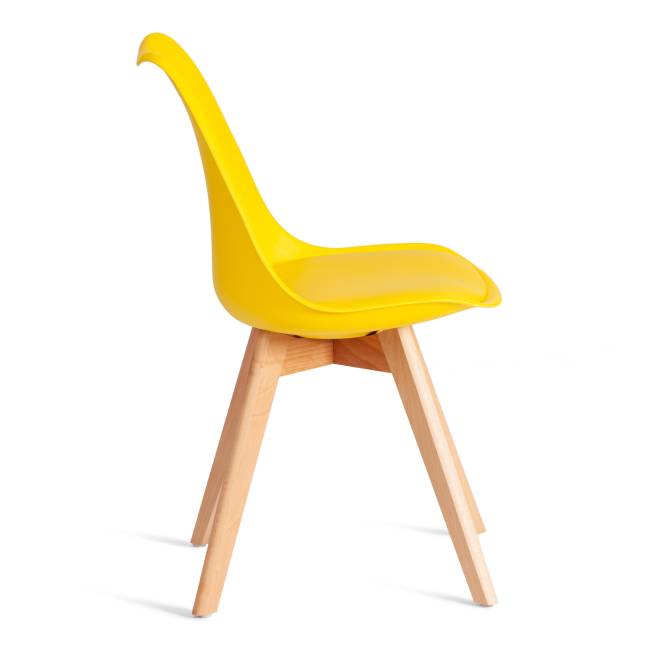 Стул Тулип/Tulip (мод.73-1)/1 шт. в упаковке дерево/пластик/экокожа, 47,5х55х80см, желтый желтый дерево/пластик/экокожа Стул Тулип/Tulip (мод.73-1)/1 шт. в упаковке дерево/пластик/экокожа, 47,5х55х80см, желтый желтый дерево/пластик/экокожа