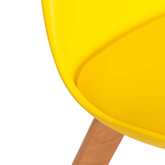 Стул Тулип/Tulip (мод.73-1)/1 шт. в упаковке дерево/пластик/экокожа, 47,5х55х80см, желтый желтый дерево/пластик/экокожа Стул Тулип/Tulip (мод.73-1)/1 шт. в упаковке дерево/пластик/экокожа, 47,5х55х80см, желтый желтый дерево/пластик/экокожа