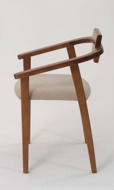 Стул-кресло Челси ПМ орех бежевый