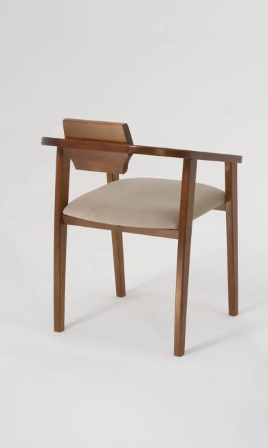 Стул-кресло Челси ПМ орех бежевый