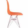 Стул Эймс оранжевый, опора металл