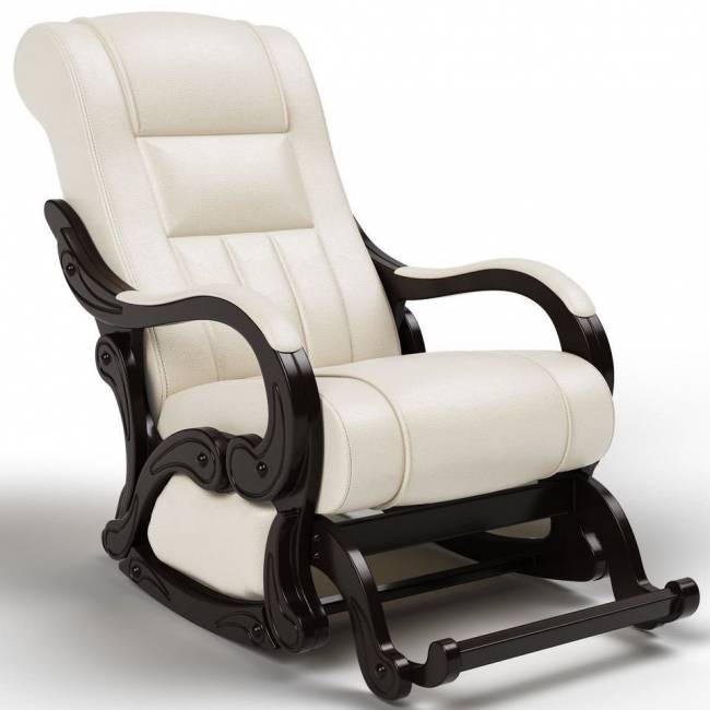 Кресло-маятниковое «РОДОС-МАЯТНИК», экокожа крем