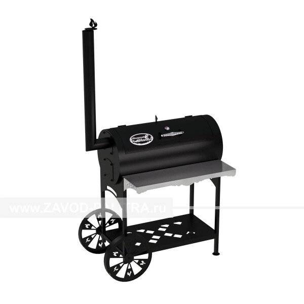 Гриль-Смокер XL, из стали толщиной 5 мм в термостойкой покраске