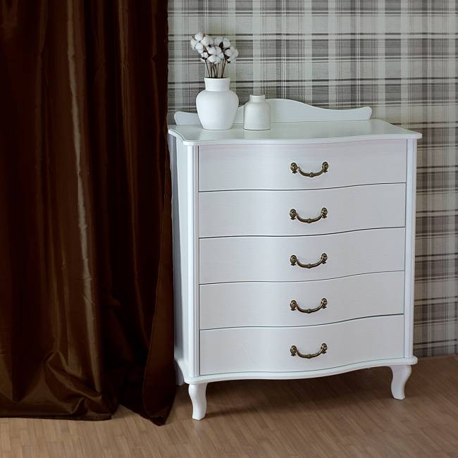 Комод Джульетта молочный дуб Л Комод Джульетта молочный дуб Л