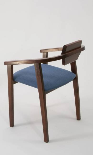 Стул-кресло Челси ПМ орех синий