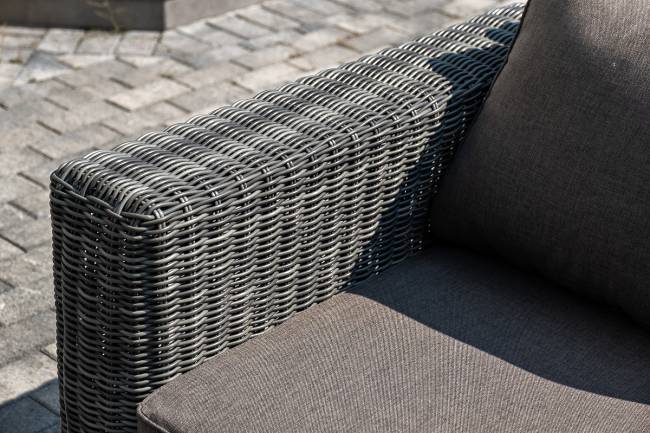 "Боно" лаунж-зона из искусственного ротанга, цвет графит "Боно" лаунж-зона из искусственного ротанга, цвет графит