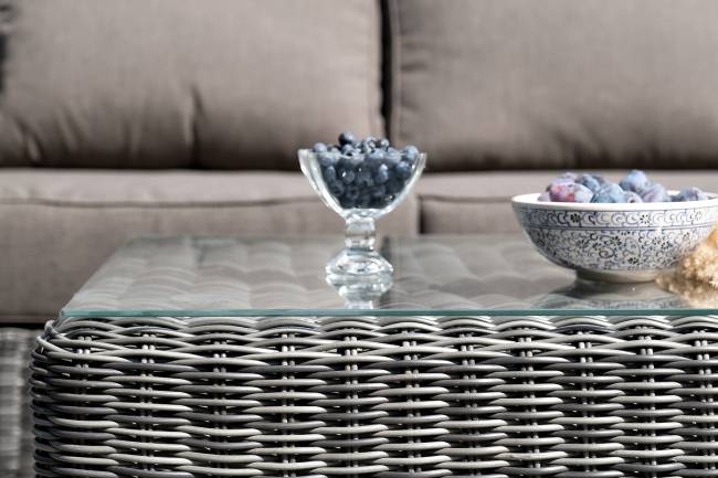 "Боно" лаунж-зона из искусственного ротанга, цвет графит "Боно" лаунж-зона из искусственного ротанга, цвет графит