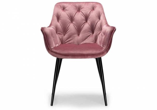 Стул на металлокаркасе Remo dark pink