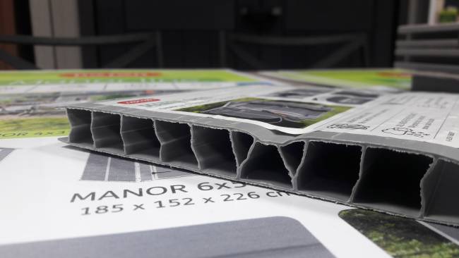 Сарай "Манор 4х6" (размеры 118 x 184 см), бежевый