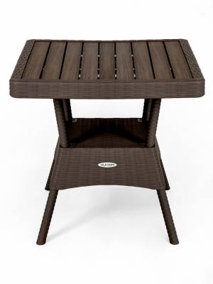 Стол Ola Dom квадратный, коричневый