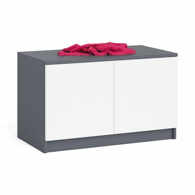 Тумба/антресоль Мори МА900.1 цвет графит/белый