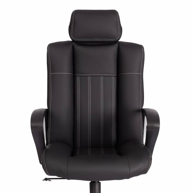 Кресло Оксфорд/Oxford хром кож/зам, черный, 36-6 черный кож/зам