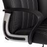 Кресло Оксфорд/Oxford хром кож/зам, черный, 36-6 черный кож/зам