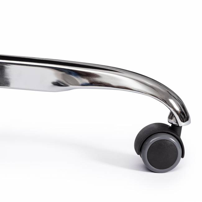 Кресло Оксфорд/Oxford хром кож/зам, черный, 36-6 черный кож/зам