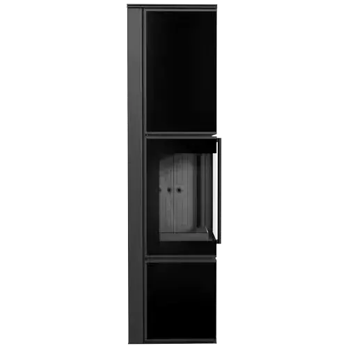 Печь Kratki PRO TORA/L 8 кВт, чёрное стекло