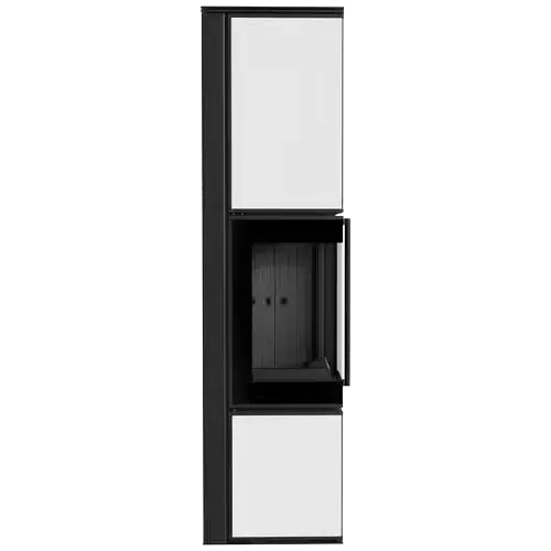 Печь Kratki PRO TORA/L 8 кВт, белое стекло