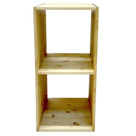 Стеллаж Куб 2 сосна, без покраски P&H