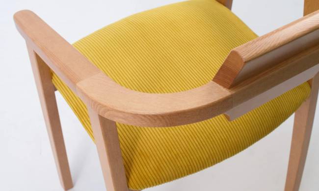 Стул-кресло Челси ПМ натур/жёлтый