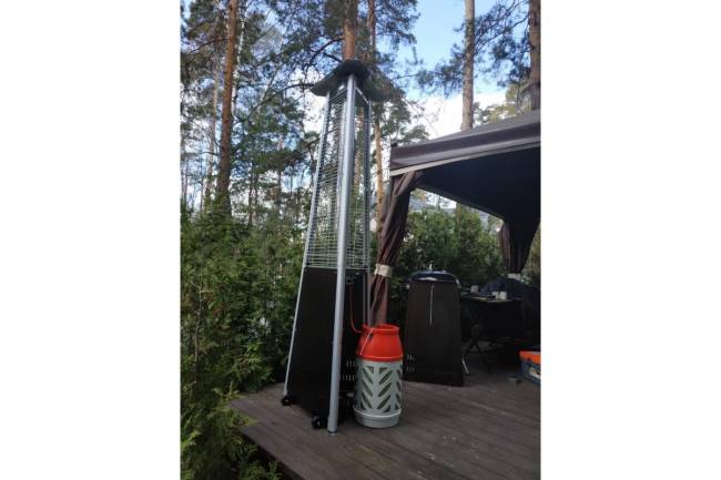 Инфракрасный газовый обогреватель Ställeh Pyramid X3 Black