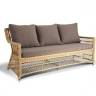 "Гранд Латте" диван трехместный из искусственного ротанга, цвет соломенный "Гранд Латте" диван трехместный из искусственного ротанга, цвет соломенный