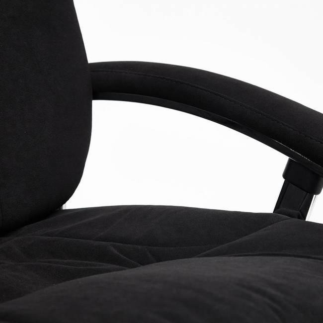 Кресло Софти Люкс/Softy Lux флок , черный, 35 черный флок