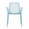 Кресло металлическое Summer голубой 570х555х800 мм