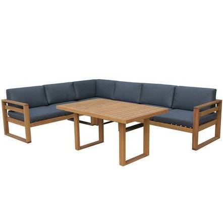 Угловой комплект BOOKA с обеденным столом