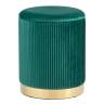 Пуф Шарлотта с ящиком велюр зеленый