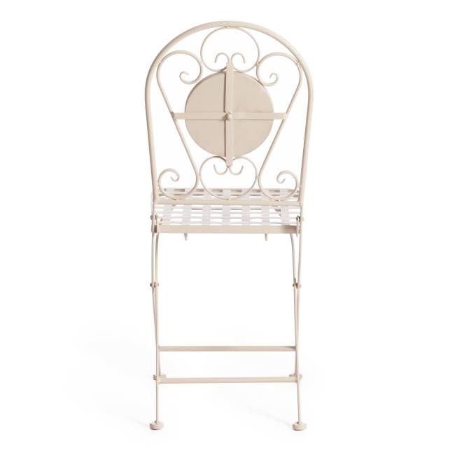 Стул Secret de Maison Виченза/Vicenza (мод.PL08-7451RV) металл, 36х35х91см, белый/плитка "калейдоскоп" (Комплект из 2 шт.) белый металл